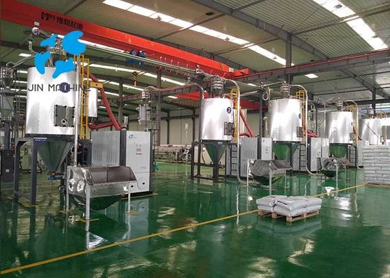 750kg/H industriële Hete Lucht Drogere Machine voor Chemische Vezel